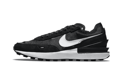 Nike Waffle One Black White Swoosh - DC2533-001