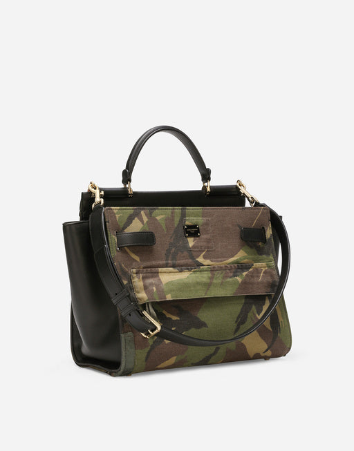 SICILY 62 SOFT BAG IN CAMOUFLAGE PATCHWORK