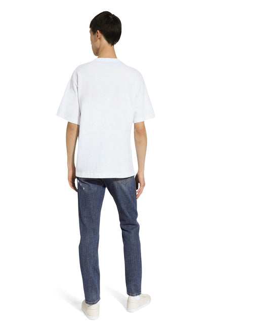 COTTON T-SHIRT WITH DOLCE&GABBANA LOGO