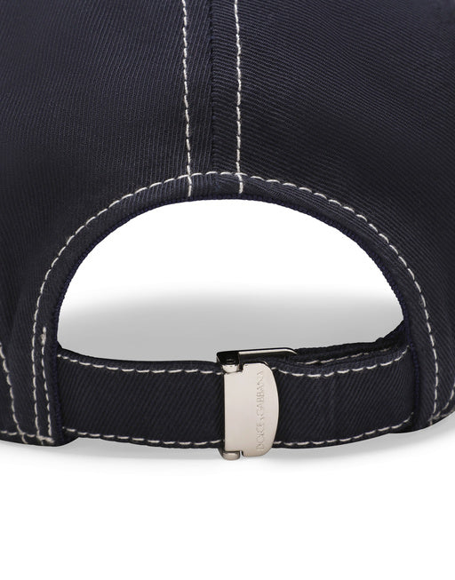 COTTON BASEBALL CAP WITH DOLCE&GABBANA LOGO