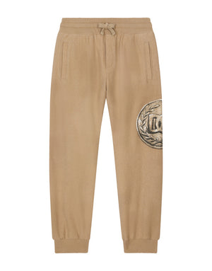 COTTON JOGGING PANTS WITH COIN PRINT
