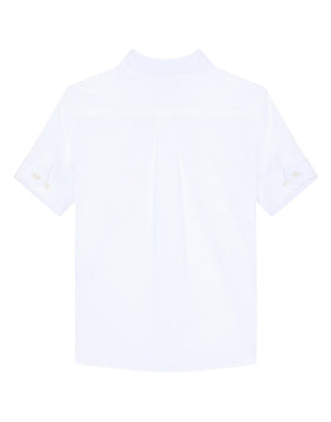 POPLIN SHIRT WITH DG EMBELLISHMENT