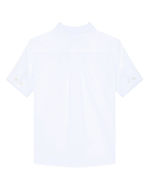 POPLIN SHIRT WITH DG EMBELLISHMENT
