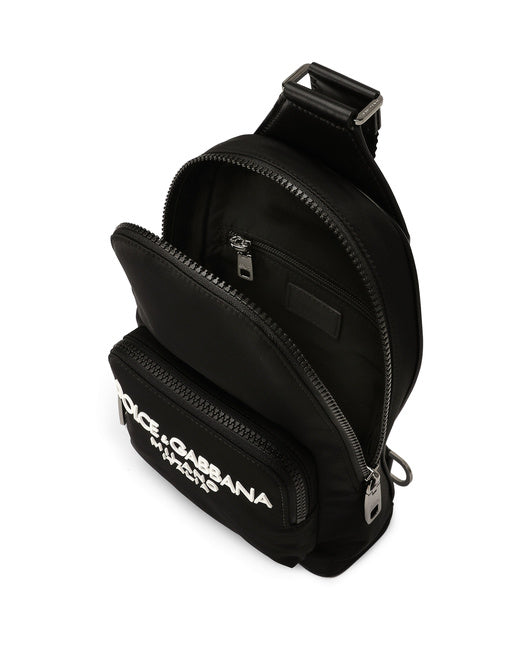 NYLON CROSSBODY BACKPACK