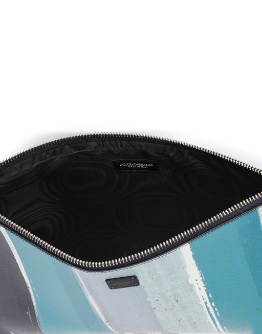 DAUPHINE CALFSKIN TOILETRY BAG WITH LOGO PRINT