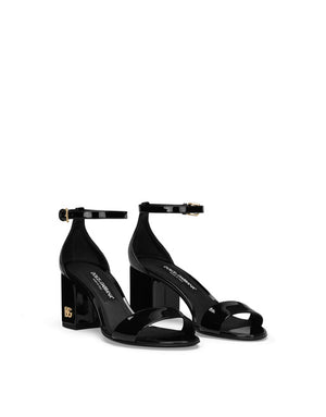 PATENT LEATHER SANDALS