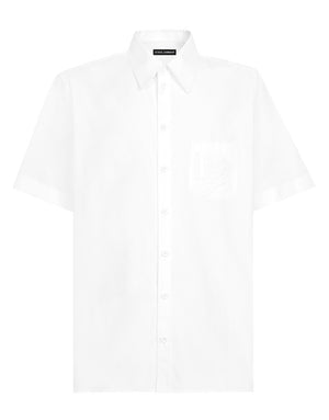 COTTON SHIRT WITH DG EMBROIDERY