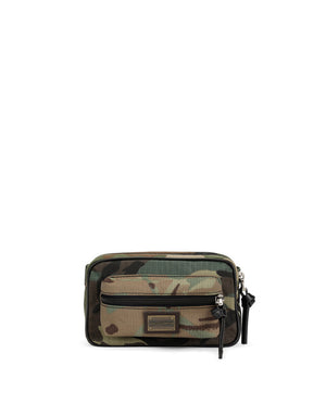 NYLON BELT BAG WITH CAMOUFLAGE PRINT