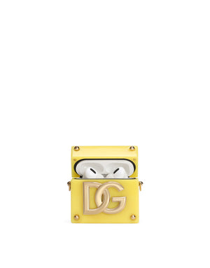 ACRYLIC GLASS AIRPODS PRO CASE WITH DG LOGO