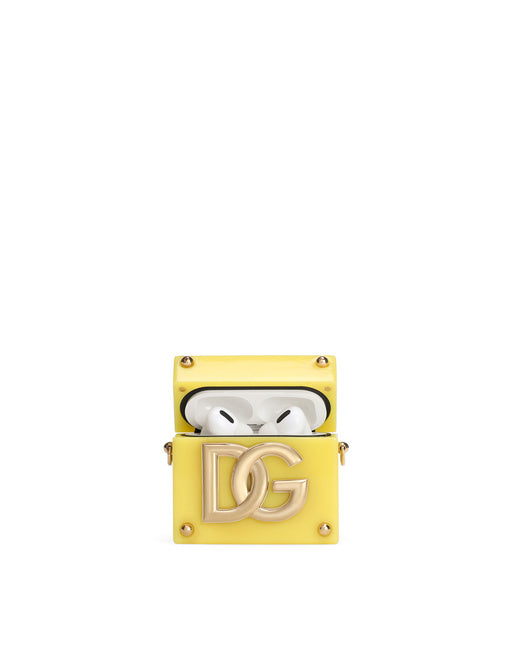 ACRYLIC GLASS AIRPODS PRO CASE WITH DG LOGO