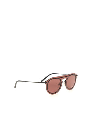DOLCE & GABBANA SUNGLASSES IN METALLIC FIBRE AND GOLD DETAILS