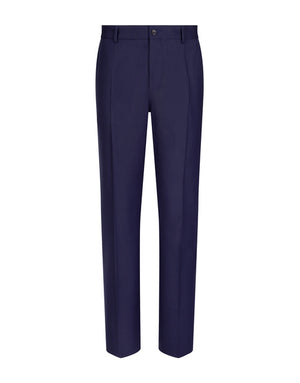TAILORED STRETCH WOOL PANTS