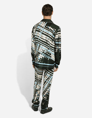 PRINTED SILK SHIRT