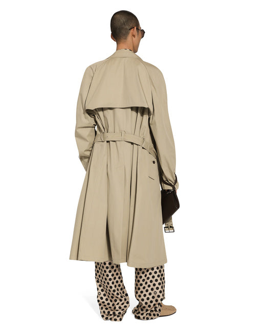 SILK SHIRT WITH POLKA-DOT PRINT AND DG LOGO