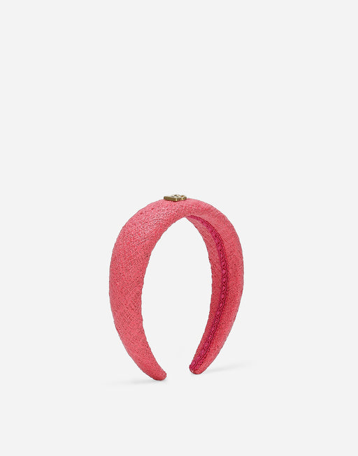 BOUCLÉ HEADBAND WITH DG LOGO