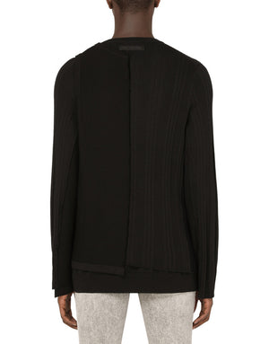 COTTON ROUND-NECK SWEATER