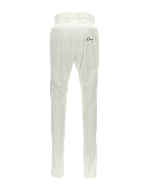 TAILORED STRETCH COTTON PANTS