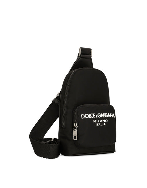 NYLON CROSSBODY BACKPACK
