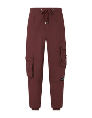 GARMENT-DYED COTTON JOGGING PANTS