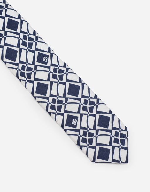 PRINTED TWILL TIE