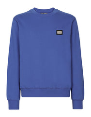 JERSEY SWEATSHIRT WITH BRANDED TAG