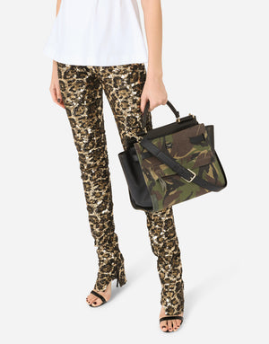 SICILY 62 SOFT BAG IN CAMOUFLAGE PATCHWORK