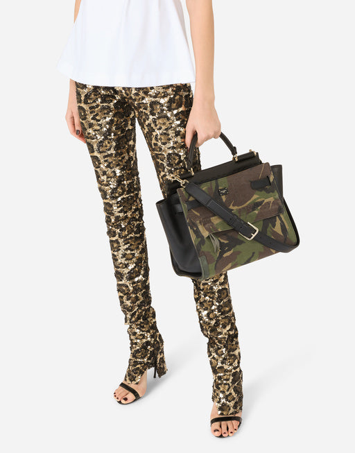 SICILY 62 SOFT BAG IN CAMOUFLAGE PATCHWORK
