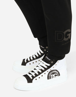 JERSEY JOGGING PANTS WITH DG PATCH