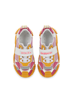 MIXED-MATERIAL COLOR-BLOCK NS1 SNEAKERS