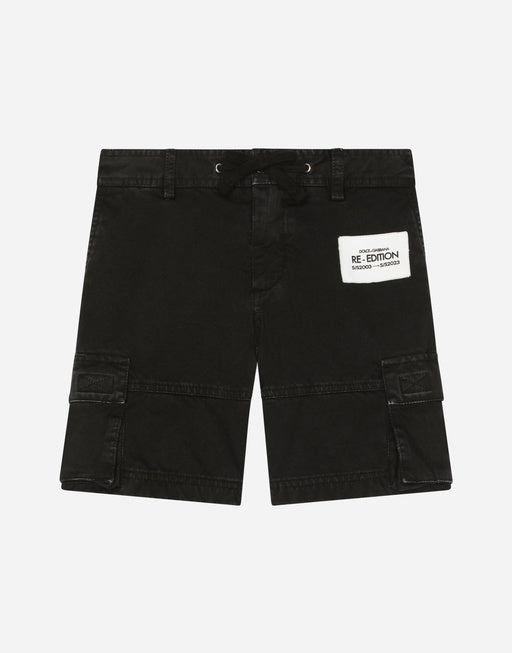 GARMENT-DYED COTTON SHORTS