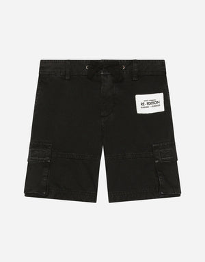 GARMENT-DYED COTTON SHORTS