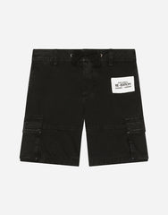 GARMENT-DYED COTTON SHORTS