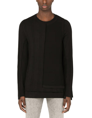 COTTON ROUND-NECK SWEATER