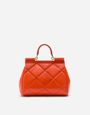 MEDIUM SICILY BAG IN QUILTED ARIA CALFSKIN