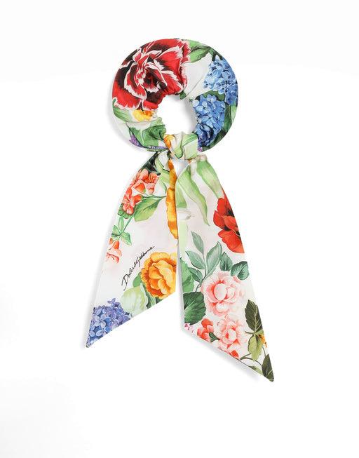 FLORAL-PRINT POPLIN SCRUNCHIE
