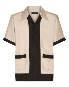 SILK TWILL HAWAIIAN SHIRT