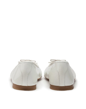 PATENT LEATHER BALLET FLATS WITH CHARM
