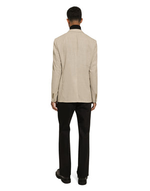 COTTON PANTS WITH DARTS