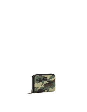 SMALL CAMOUFLAGE ZIP-AROUND WALLET