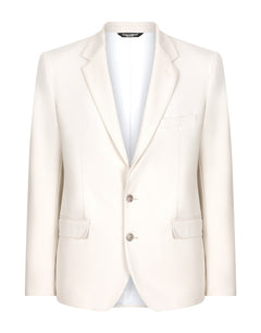 SINGLE-BREASTED STRETCH JERSEY JACKET