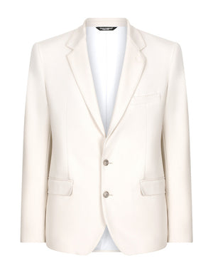 SINGLE-BREASTED STRETCH JERSEY JACKET