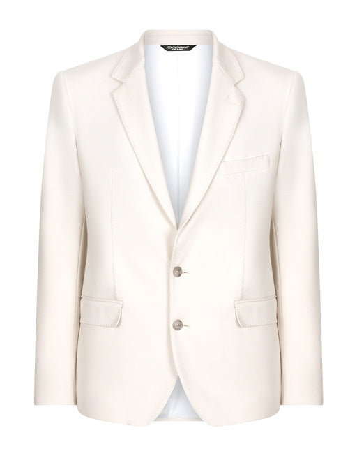 SINGLE-BREASTED STRETCH JERSEY JACKET