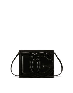 PATENT LEATHER DG LOGO BAG CROSSBODY BAG