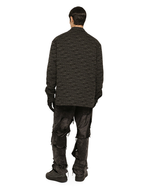 LONG-SLEEVED OVERDYED JERSEY T-SHIRT