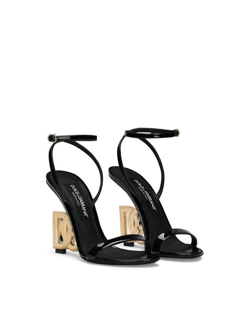 PATENT LEATHER SANDALS