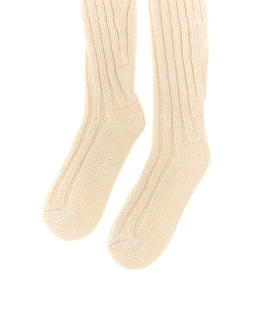RIBBED WOOL SOCKS