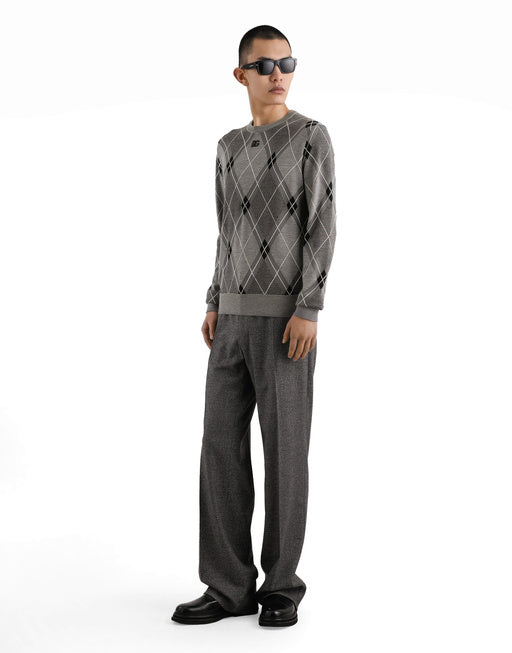 WOOL AND SILK PULLOVER