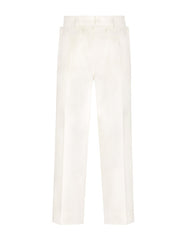 SAILOR-STYLE STRETCH COTTON PANTS