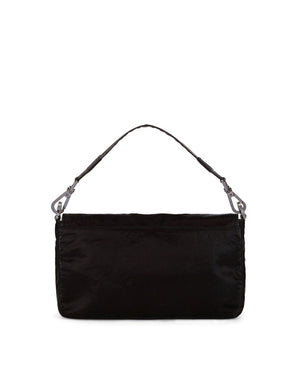 NERO SICILIA DNA NYLON CROSSBODY BAG WITH BRANDED TAG