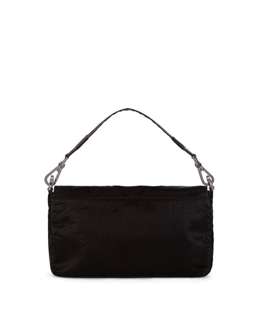 NERO SICILIA DNA NYLON CROSSBODY BAG WITH BRANDED TAG